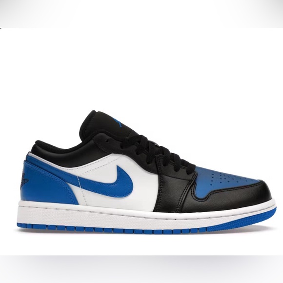 Nike Air Jordan 1 Low Alternate Royal Blue Toe Womens 7 GS 5.5 NEW! - Picture 1 of 7